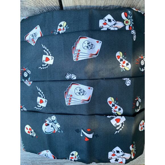 Ed Hardy King Sheet Set – Skulls, Cards, Tattoo Print – 6 Piece Bedding Set - Picture 2 of 6